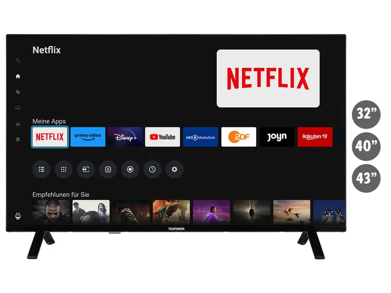 Fernseher »XFTO750S« TiVo Smart TV Full HD