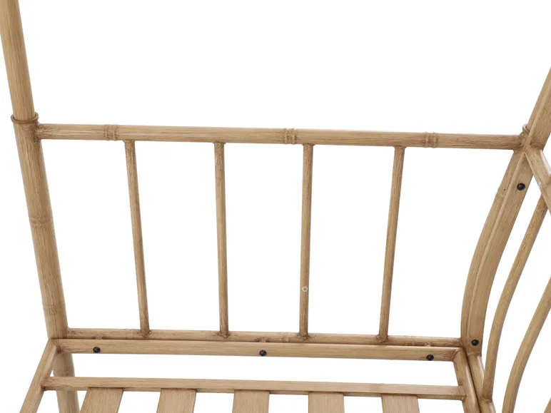 Stahlsessel mit Baldachin, inkl. Auflagen