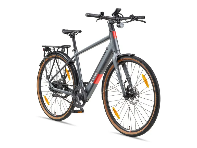 E-Bike Urban UH220, Riemenantrieb, 2-Gang Automatik, 28 Zoll titangrau