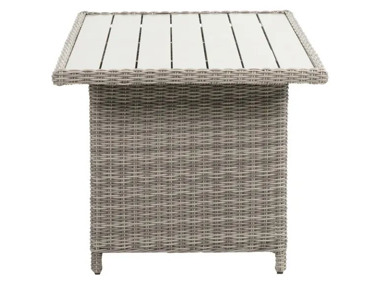 Loungeset »Malia«, 5-teilig, halbrund, grau