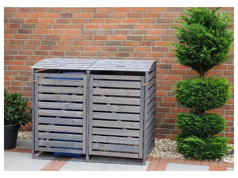 Mülltonnenbox »Vario III«, zur Verkleidung von Mülltonnen, Kiefernholz