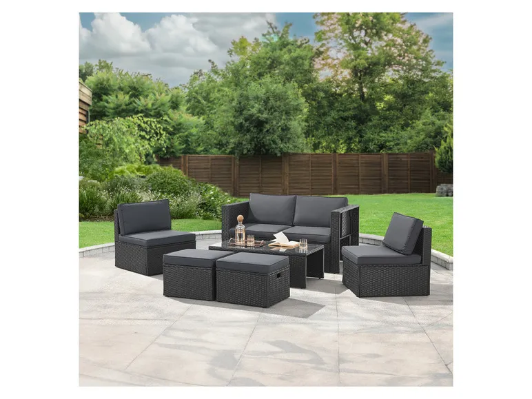 Polyrattan Lounge »Salou«, 6-tlg.