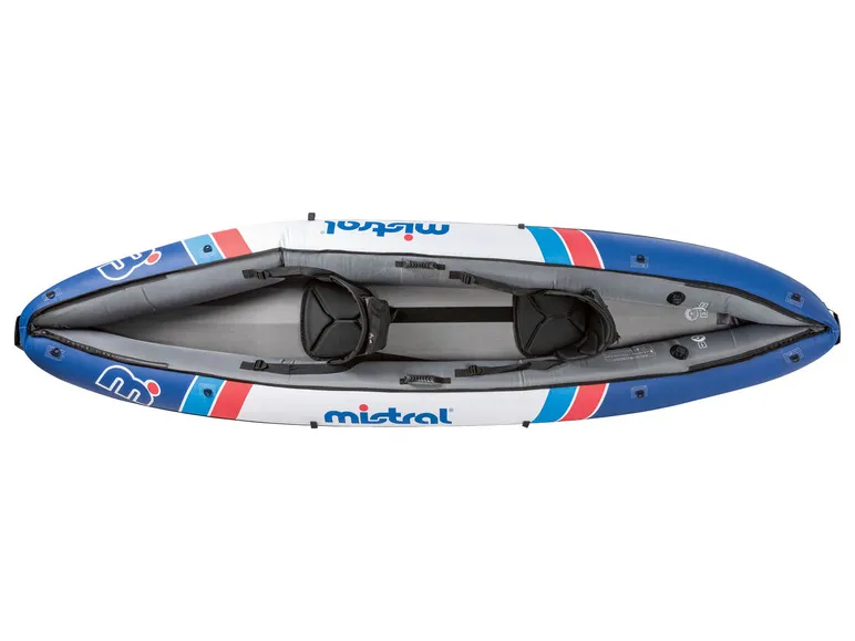 Nylon Kajak, 3-Luftkammersystem, mit 2 Doppelpaddeln