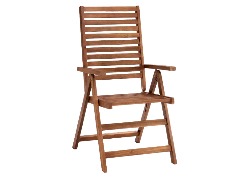 Akazie-Set »Sevilla«, 5-teilig - Standardtisch & 4 Hochlehner, natur