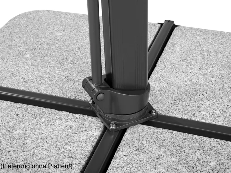 Ampelschirm »Rhodos Smart«, 300 x 300 cm, mit Kurbelsystem