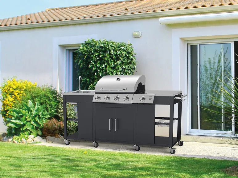 tepro Gasgrill-Küche »Petersburg«, Gesamtleistung 17,2 kW