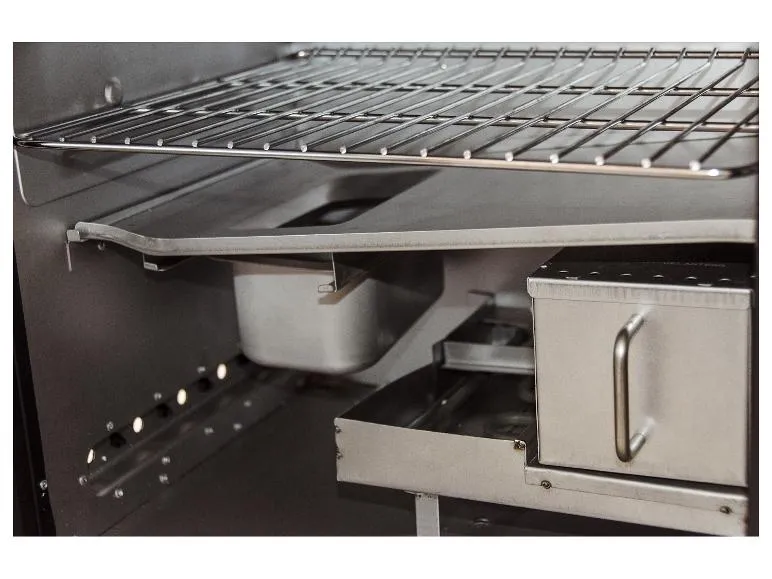 Elektro-Räucherofen, mit LED-Display und stufenloser Temperaturregelung