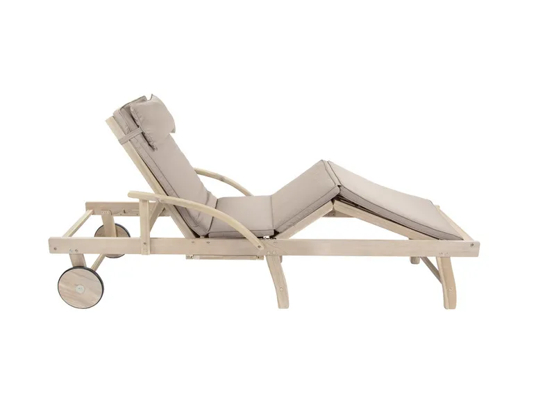 Liege »St. Tropez«, mit ausziehbaren Seitentisch