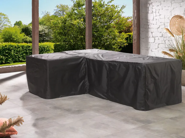 Loungeecke mit Tisch, braun