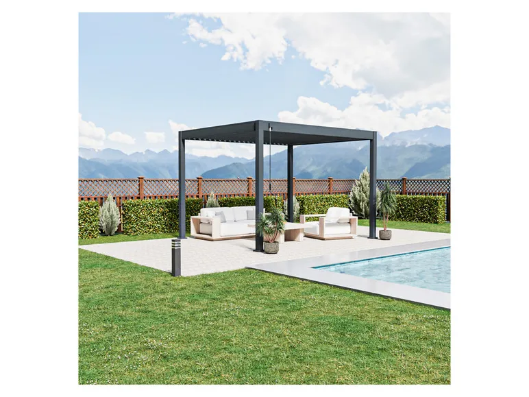 Pavillon »Trumpf«, mit verschließbaren Stahl-Lamellen