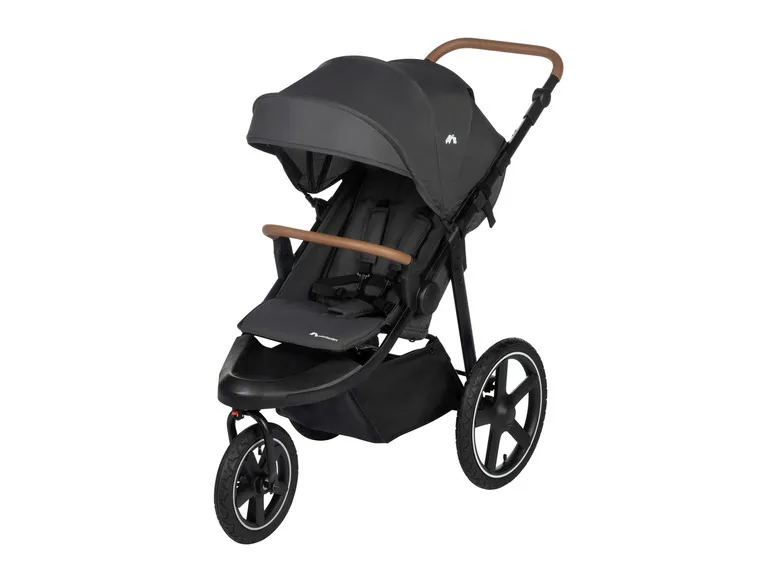 Kinderwagen »Cloudy Mineral Graphite«, mit großem Lüftungsfenster