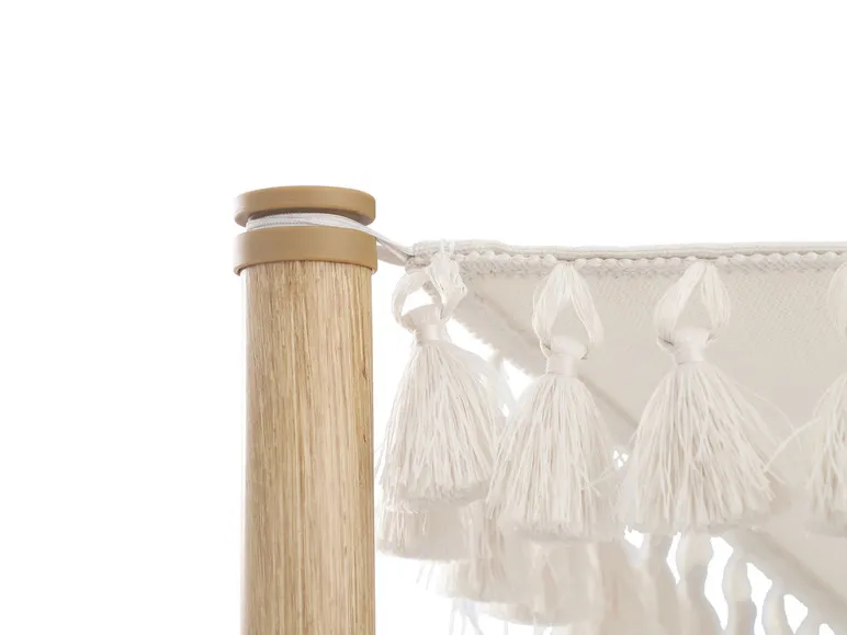 Stahlsessel mit Baldachin, inkl. Auflagen