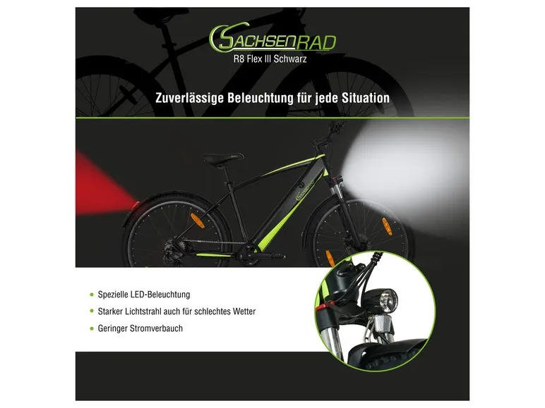 E-Bike Racing Mountainbike »R8 Flex III«, 27,5 Zoll