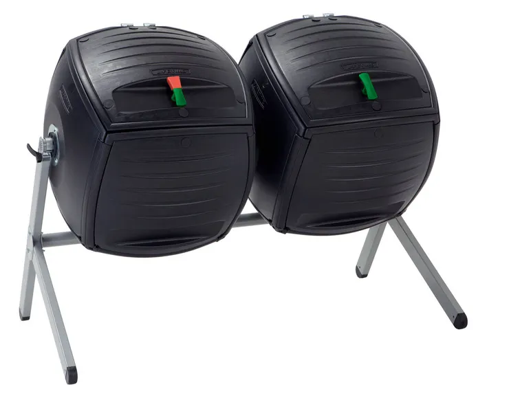 Lifetime »Kompost-Zwilling«, mit 360° drehbarer Trommeln