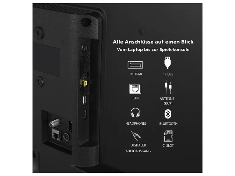 Fernseher »LV3E63DAZ« VIDAA Smart TV Full HD