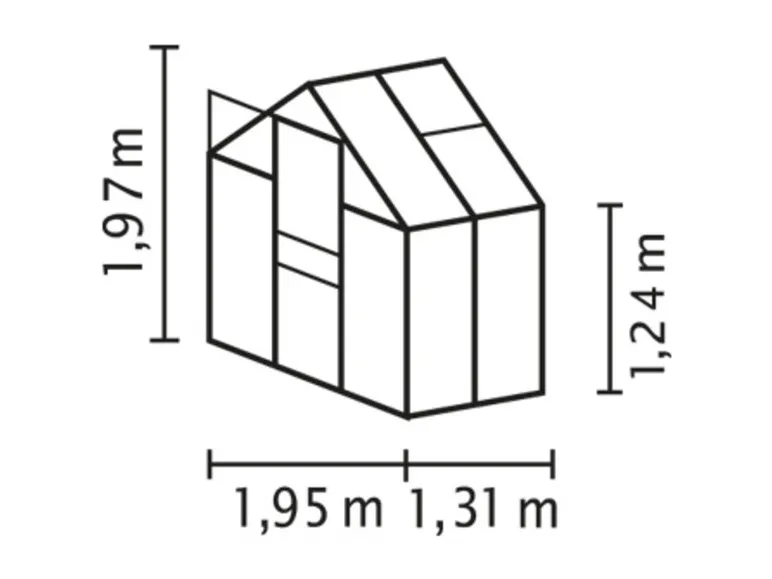 Vitavia Gartengewächshaus-Set Venus