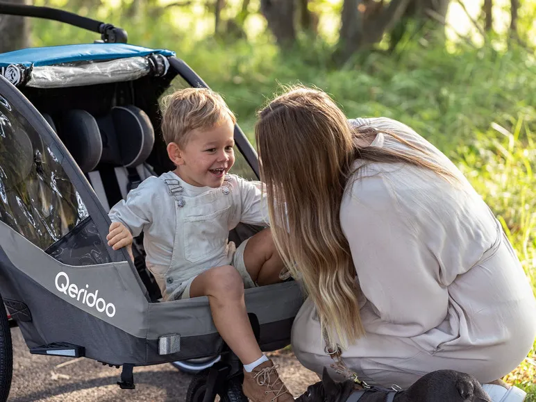 Fahrradanhänger »Sportrex 2 Limited Edition«, Ocean Blue