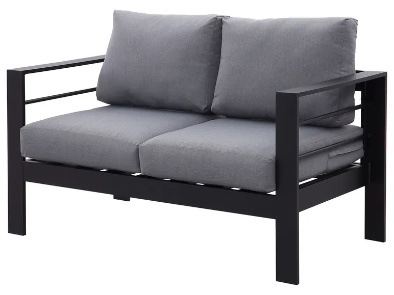 Gartenmöbel 7-Sitzer Lounge-Set Aluminium inkl. Polster