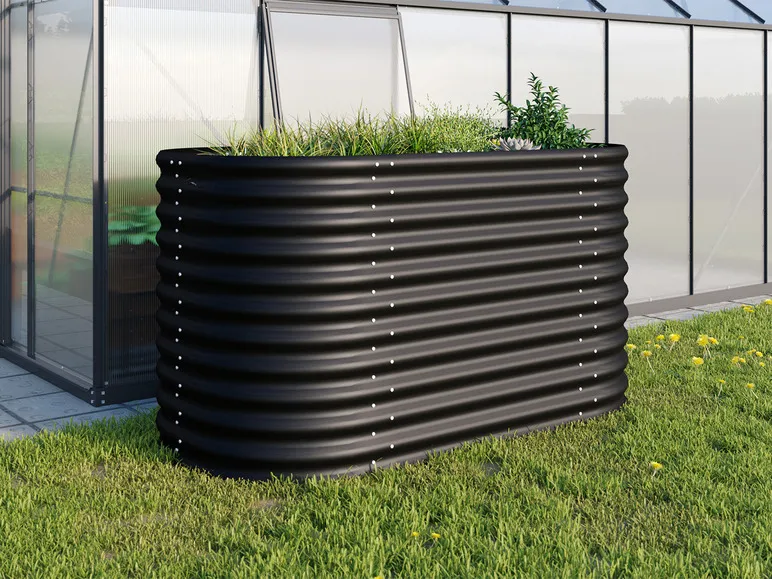 Vitavia Hochbeet »858 Basic«, geeignet für Garten, witterungsbeständig, gewellt