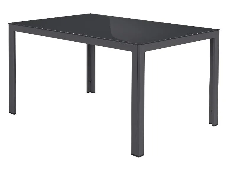 Alu-Set »Toronto«, 5-teilig - Standardtisch & 4 Hochlehner, anthrazit/grau