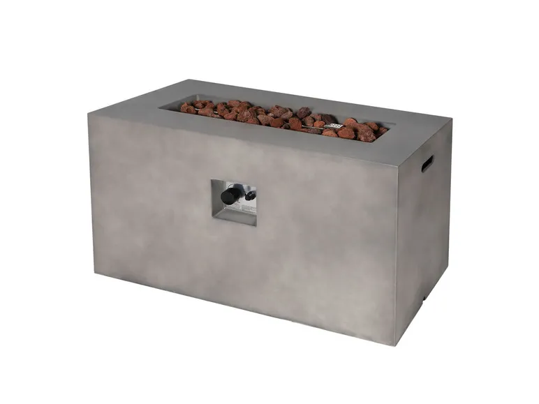 Feuerstelle »Padua« in Quaderform, grau