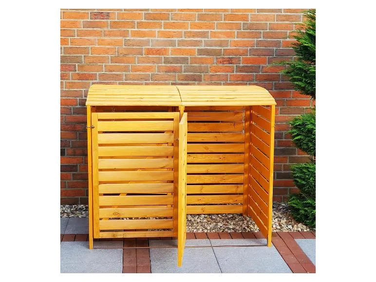 Mülltonnenbox »Vario III«, zur Verkleidung von Mülltonnen, Kiefernholz