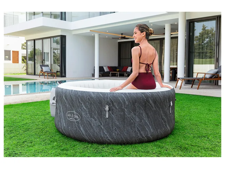 LAY-Z-SPA WLAN-Whirlpool Boracay AirJet Ø 180 x 66 cm, rund