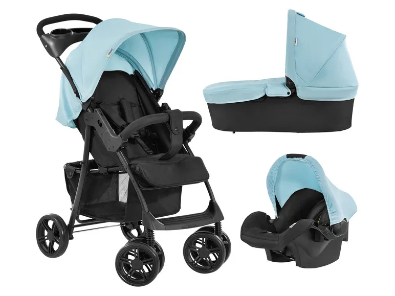 Kinderwagen »Shopper Trioset«, Babyschale, Babywanne und Sportsitz