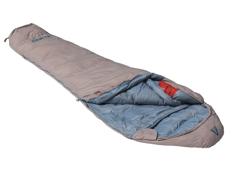 Mumienschlafsack Naram grau/blau
