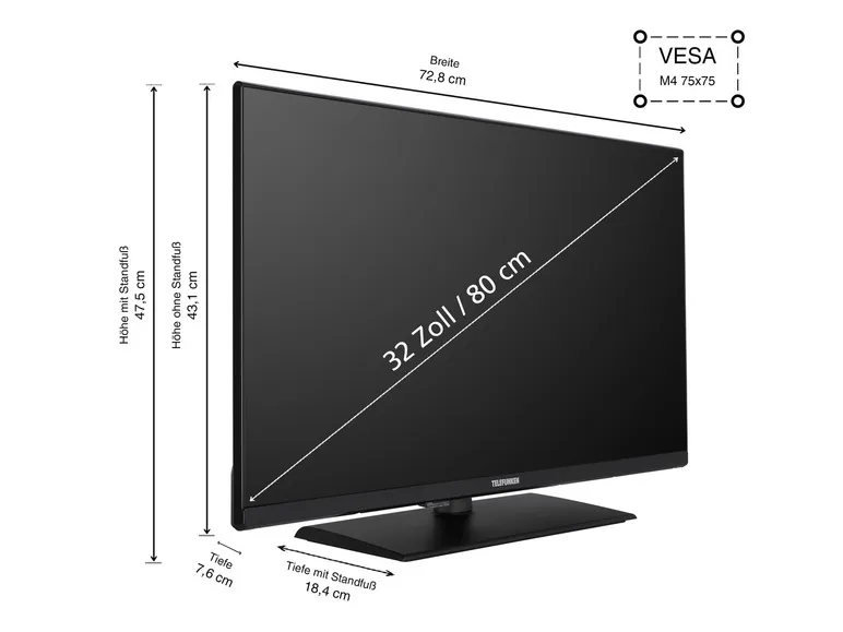 Fernseher »XF32N750M« 32 Zoll (80 cm) Full HD Triple Tuner
