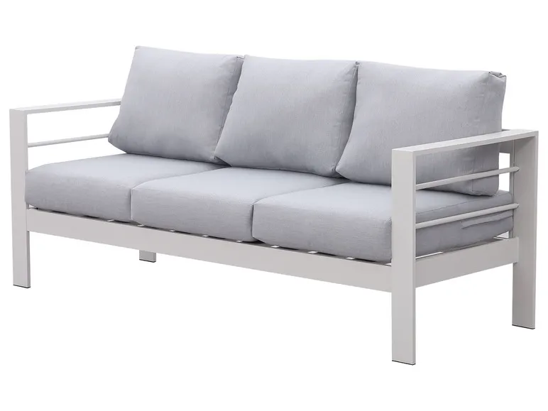 Gartenmöbel 7-Sitzer Lounge-Set Aluminium inkl. Polster