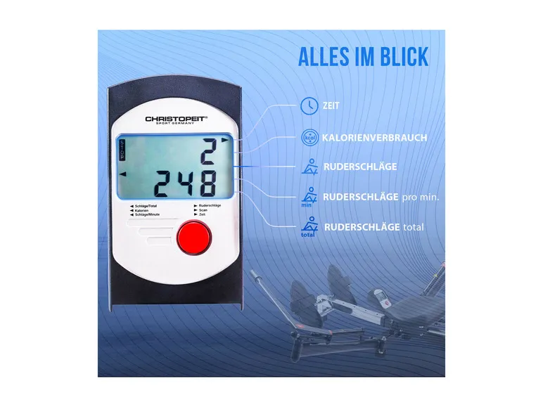 Rudergerät Accord in neuen Design