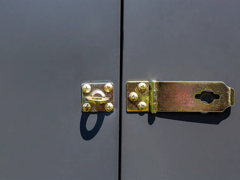 Spacemaker USA Metallgerätehaus, mit Rückwand, auch freistehend nutzbar, mit Flügeltür