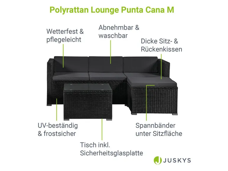 Sitzlounge »Punta Cana«, 3-/ 4-teilig