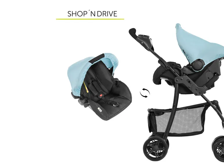 Kinderwagen »Shopper Trioset«, Babyschale, Babywanne und Sportsitz