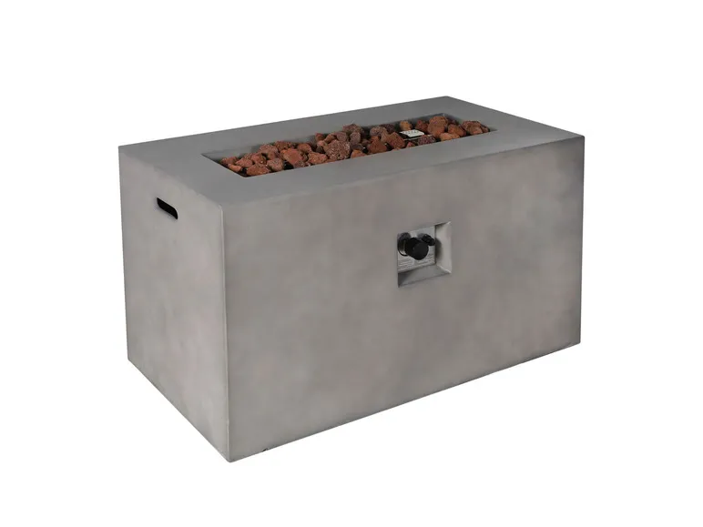 Feuerstelle »Padua« in Quaderform, grau