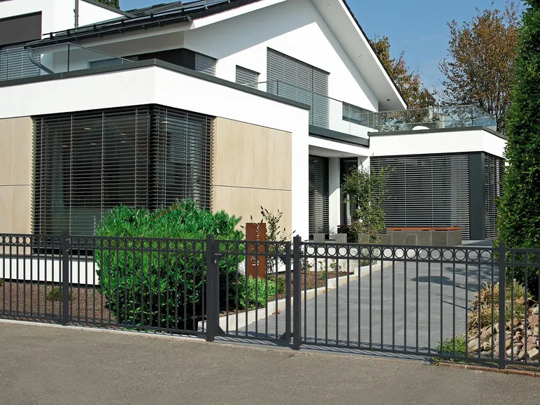 Zaun-Grundset Circle, zum Einbetonieren