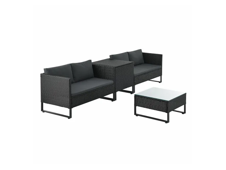 Polyrattan Lounge »Santorini«, 4-tlg.