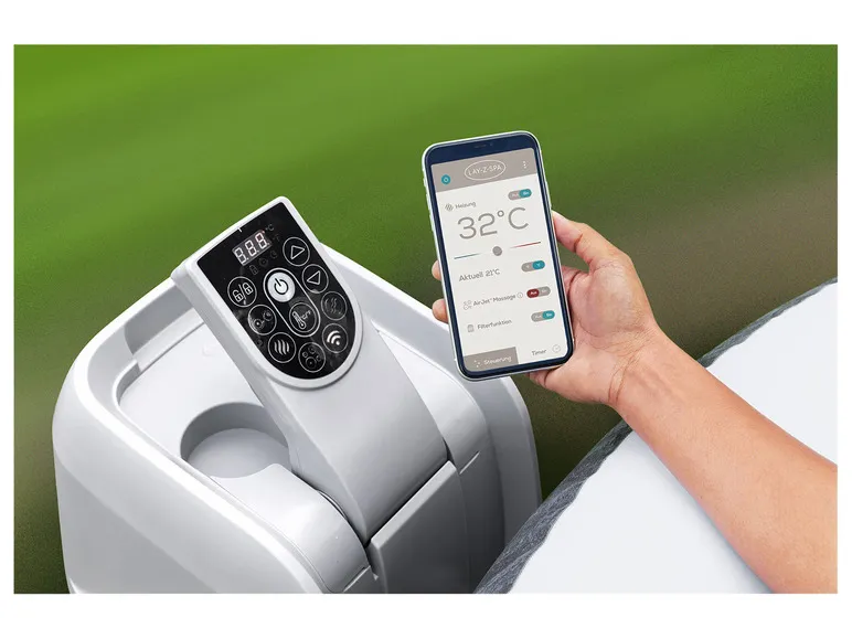 LAY-Z-SPA Whirlpool Santorini Ø 216 x 80 cm