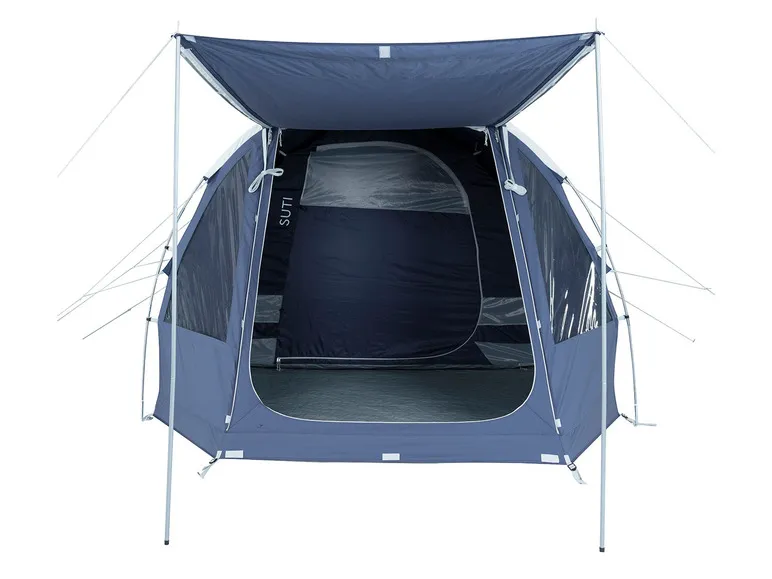 SUTI, 4 Personen Familien Tunnelzelt TC, blau