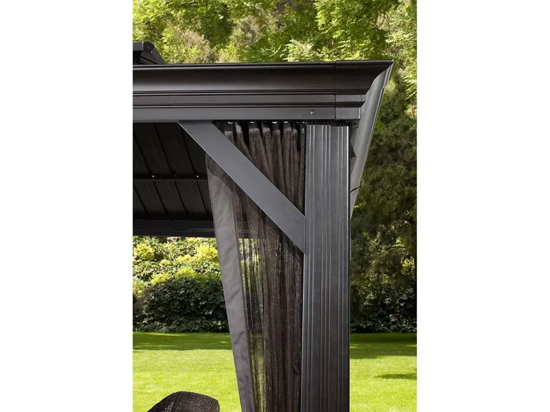 SOJAG Canada Pavillon »Messina«, aus Aluminium, Stahldach mit Lüftung, inkl. Fliegengitter