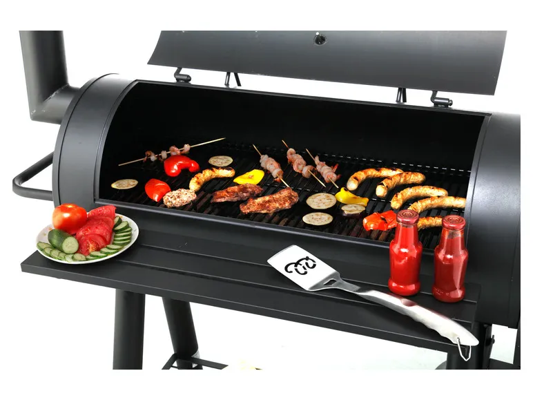 Smoker »Milwaukee«, mit 2 emaillierten Grillrosten