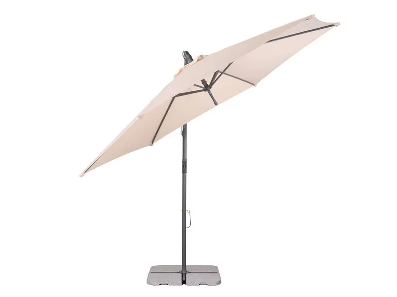 Schneider Ampelschirm »Palmera«, 6-teilig, 300 cm Durchmesser, UV-Schutz 80+, Schutzhülle