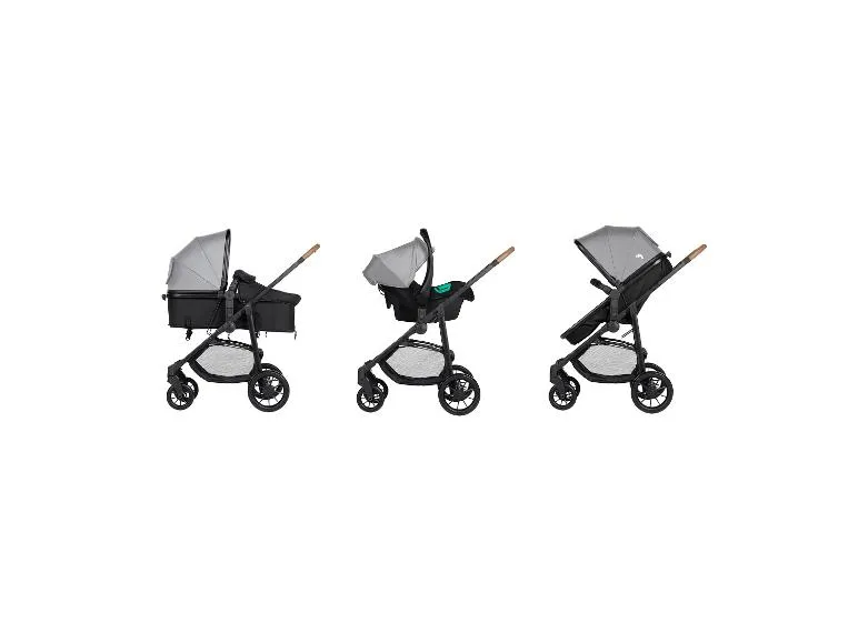 Kinderwagen »Haze Trio«, 3-in-1, kompakt und faltbar