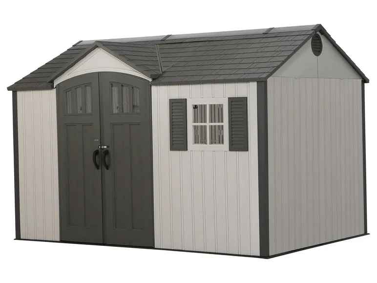 Gerätehaus »Texas«, Stahl/Kunststoff, mit zusätzlichem Fenster