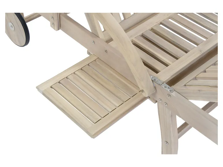 Liege »St. Tropez«, mit ausziehbaren Seitentisch