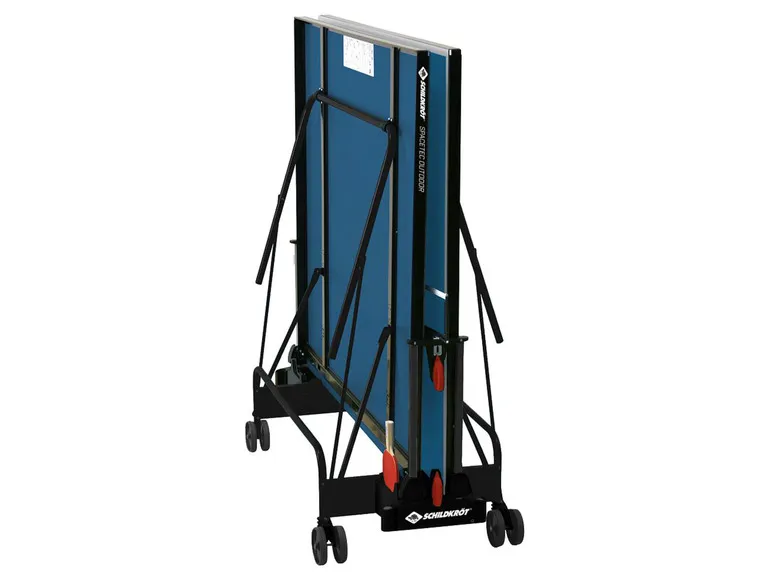 Tischtennisplatte Space Tec Outdoor, wetterfeste 4 mm Melaminharzplatte, klappbar