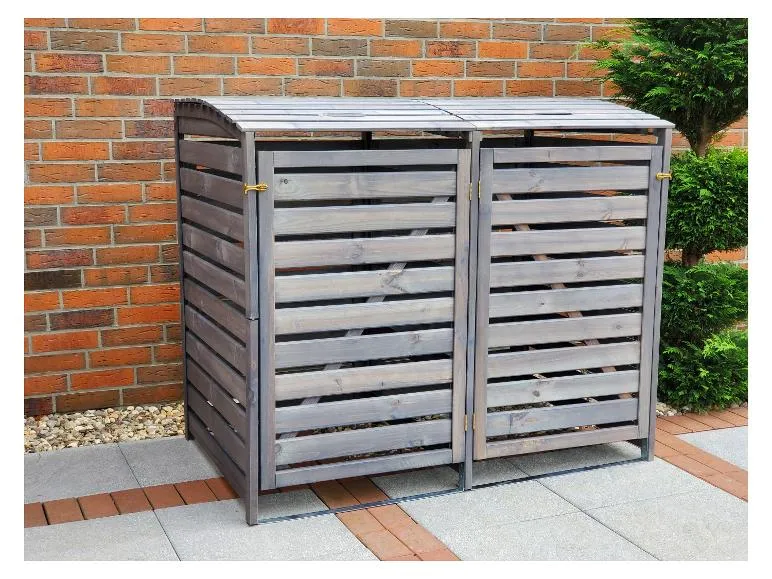 Mülltonnenbox »Vario III«, zur Verkleidung von Mülltonnen, Kiefernholz