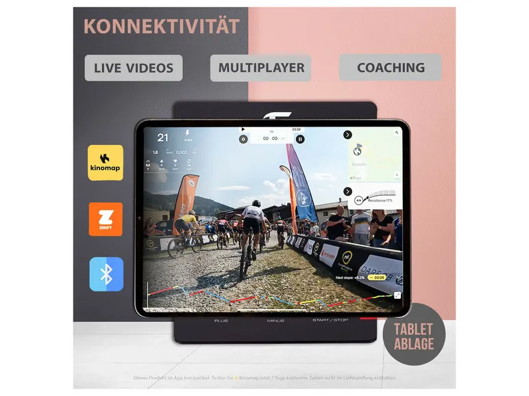 Ergometer »ET« 6 inkl. Pulsmessgurt