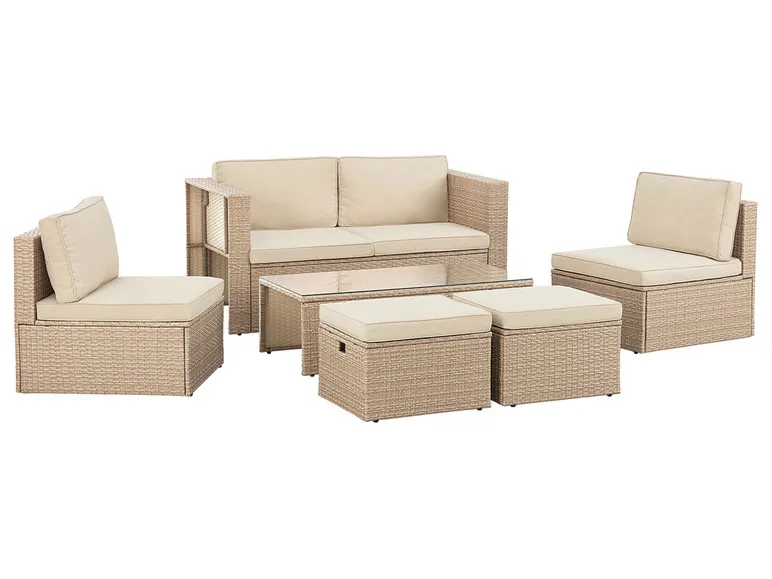 Polyrattan Lounge »Salou«, 6-tlg.